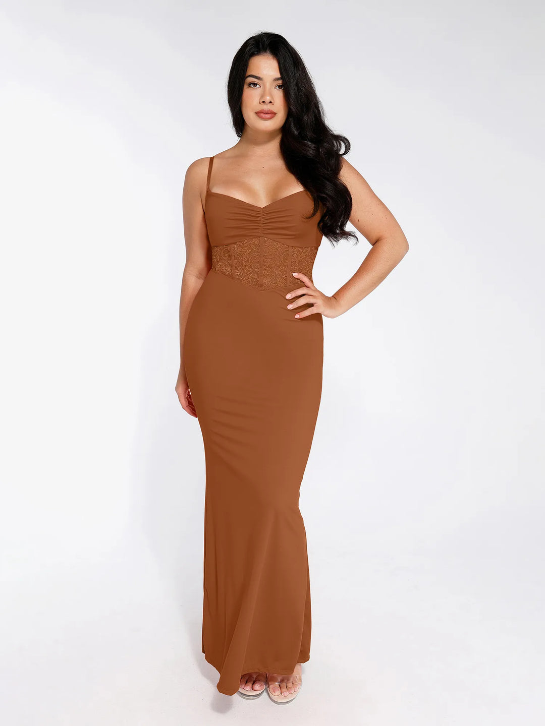 Lace Shapewear Mermaid Maxi Slip | Waist-Defining - Popilush Lace Shapewear Mermaid Maxi Slip | Waist-Defining - Popilush