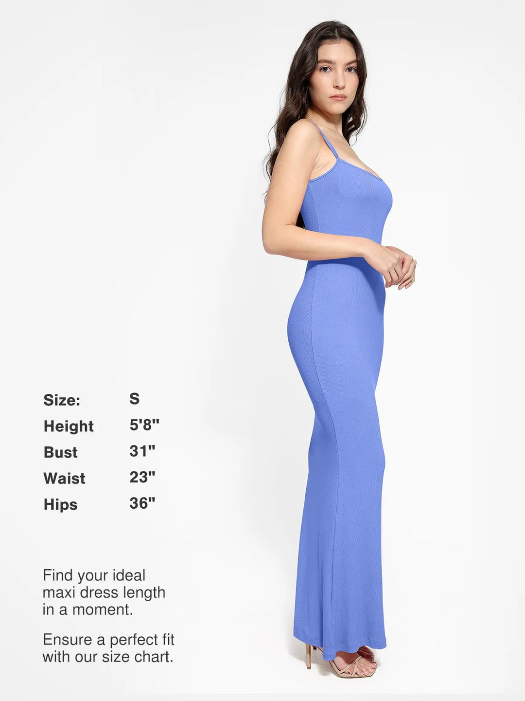 Shapewear Modal Slimming Maxi Slip Dress Popilush Shapewear Modal Slimming Maxi Slip Dress Popilush