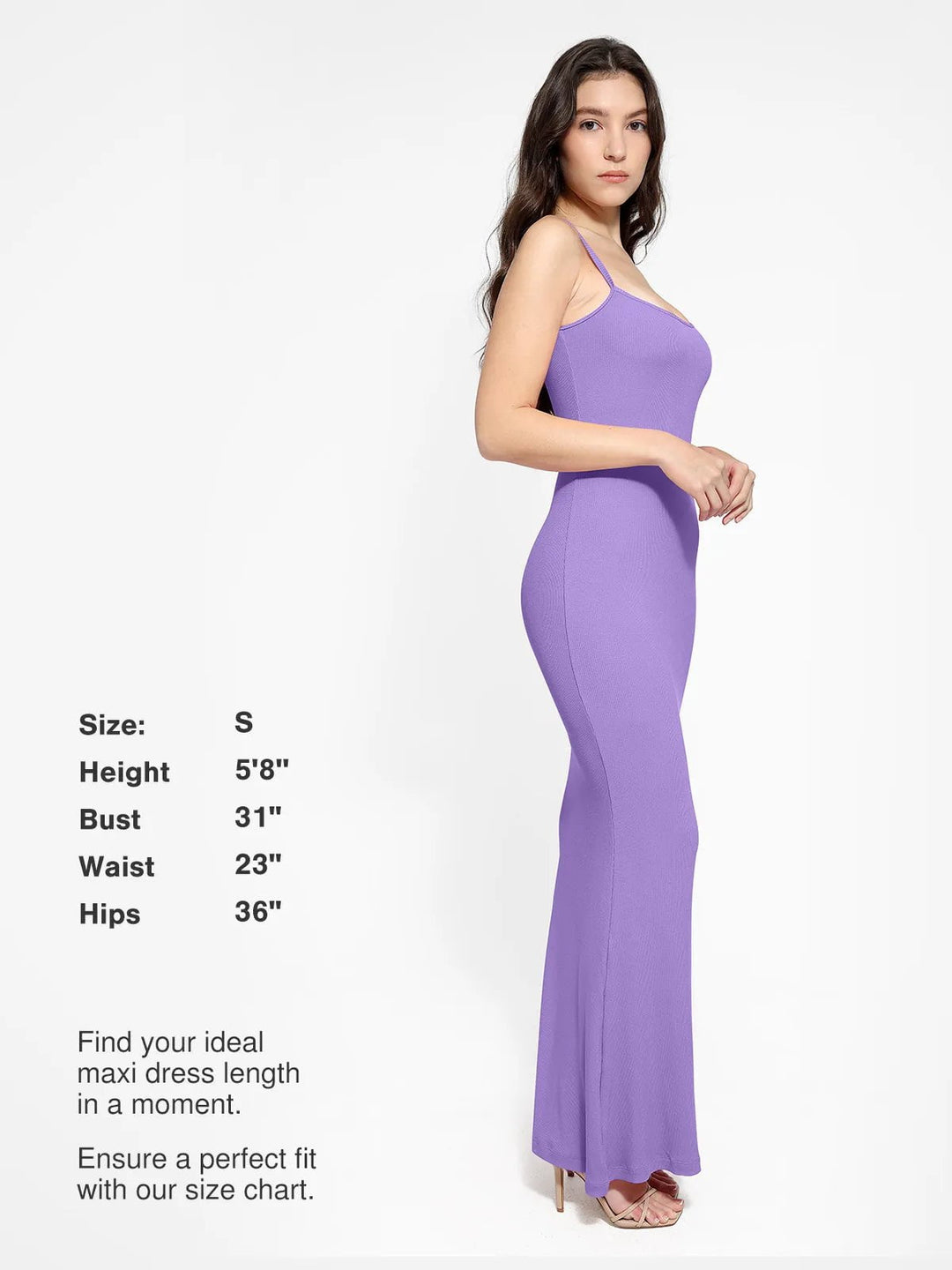 Shapewear Modal Slimming Maxi Slip Dress Popilush Shapewear Modal Slimming Maxi Slip Dress Popilush