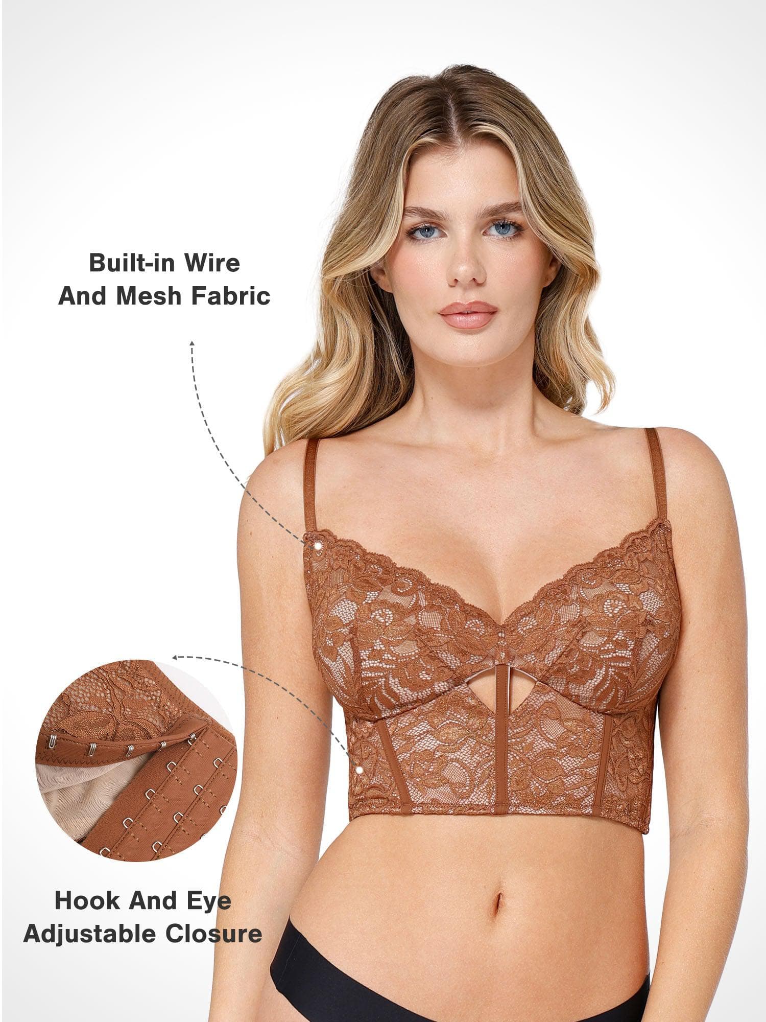 Lace Corset Shapewear Bra | Slimming Midi Wrap Skirt - Popilush