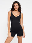 Seamless Rib V-Neck Shapewear Romper from Popilush®