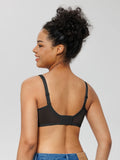 Popilush® Unlined Lace Underwire Minimizer Bra