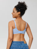 Popilush® Unlined Lace Underwire Minimizer Bra