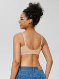 Popilush® Unlined Lace Underwire Minimizer Bra