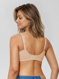 Popilush® Unlined Lace Underwire Minimizer Bra