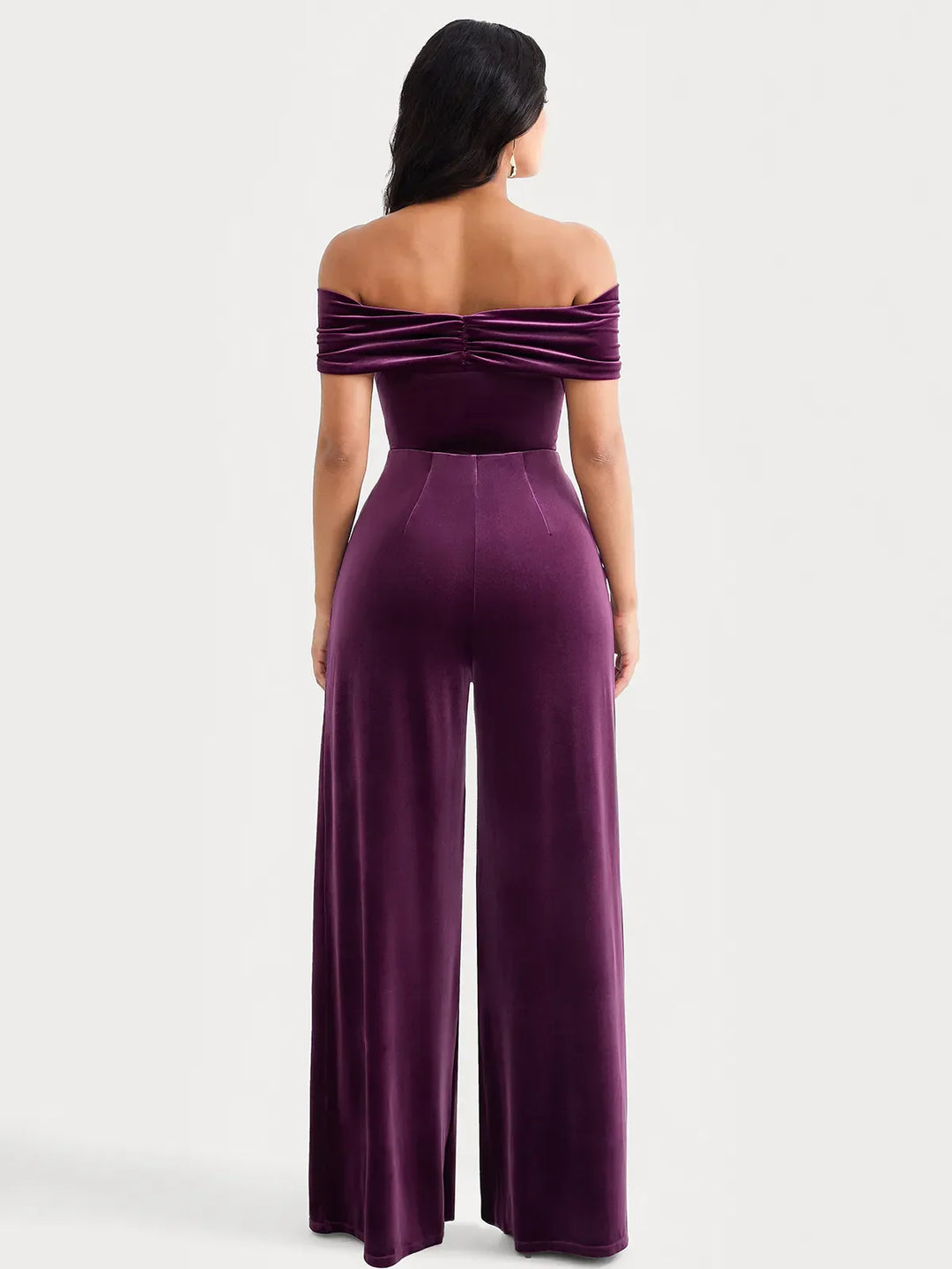 Popilush® Velvet Straight-Leg Sculpting Trousers