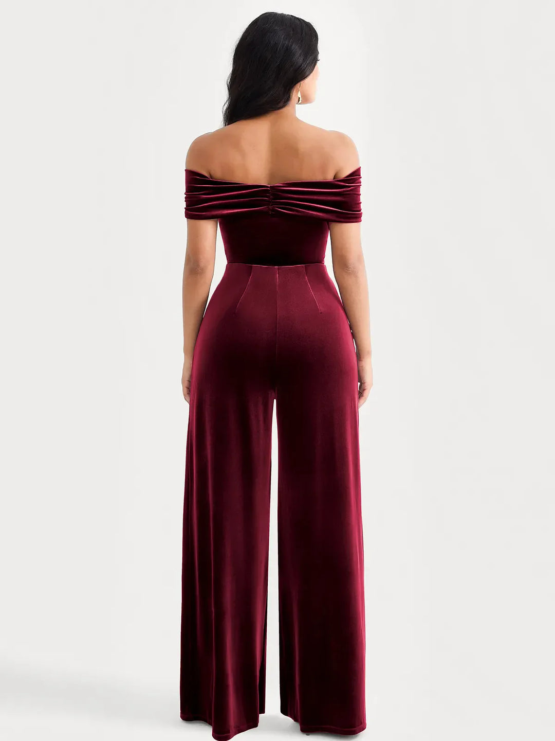 Popilush® Velvet Straight-Leg Sculpting Trousers