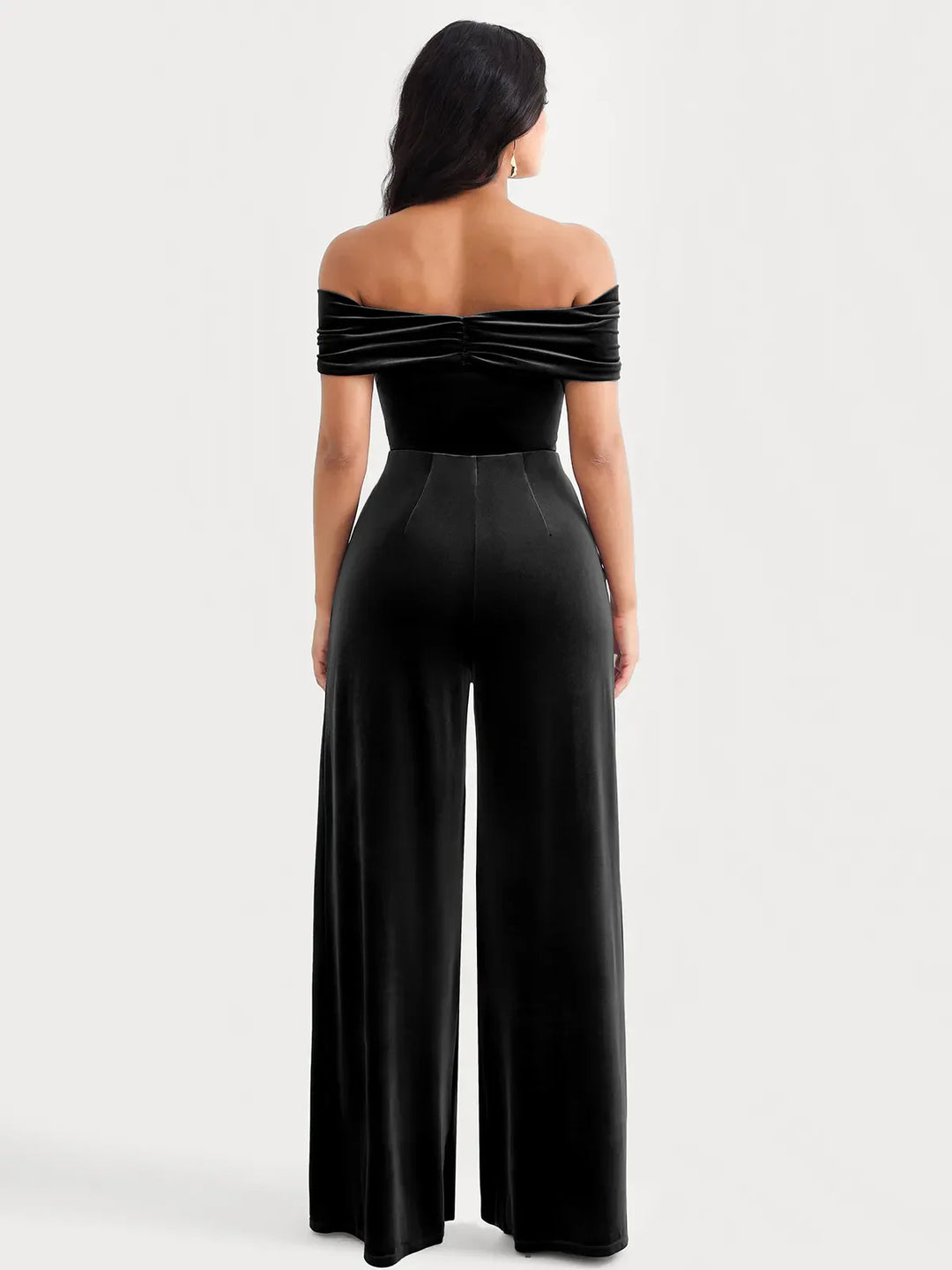 Popilush® Velvet Straight-Leg Sculpting Trousers