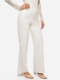 Popilush® Velvet Wide-Leg Sculpting Trousers