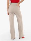 Popilush® Velvet Wide-Leg Sculpting Trousers