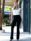 Popilush® Velvet Wide-Leg Sculpting Trousers