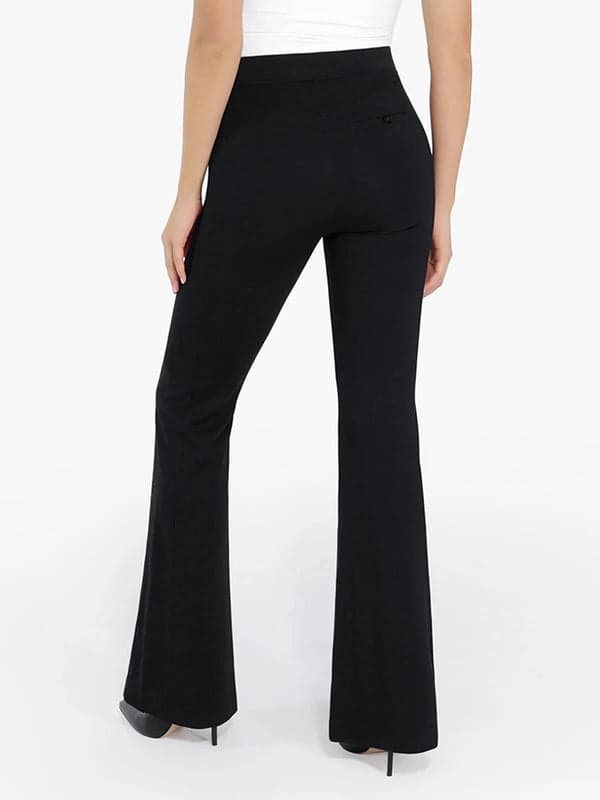 Popilush® Velvet Wide-Leg Sculpting Trousers