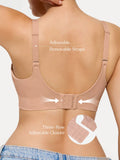 Popilush® Supportive No Underwire Bra Wireless Secret Infinite Supportive Bralette