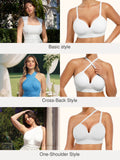 Popilush® Supportive No Underwire Bra Wireless Secret Infinite Supportive Bralette