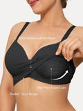 Popilush® Supportive No Underwire Bra Wireless Secret Infinite Supportive Bralette