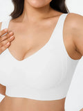 Popilush® Wireless Wide Strap Everyday Supportive Push Up Comfort Bra