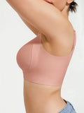 Popilush® Wireless Wide Strap Everyday Supportive Push Up Comfort Bra