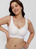 Popilush® Wireless Wide Strap Everyday Supportive Push Up Comfort Bra