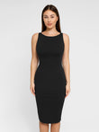 Popilush® midi work dress, a stylish and shaping design for the modern woman.