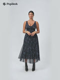 Shapewear Ruched V-Neck A-Line Maxi Dress