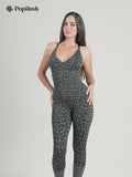 Shapewear Zip Front Deep V Adjustable Strap Jumpsuit