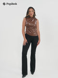 Sculpting 3-in-1 Faux Leather Bodysuit